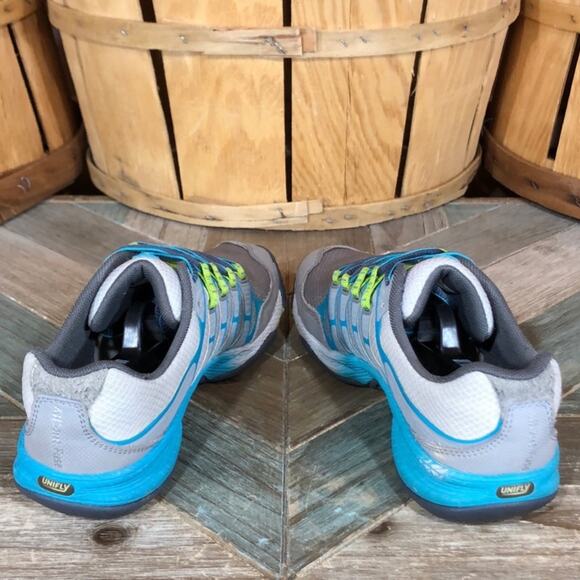 Merrell All Out Fuse J06324 Gray Teal Minimalist Trail Running Shoe Women Size 7 - Picture 7 of 11